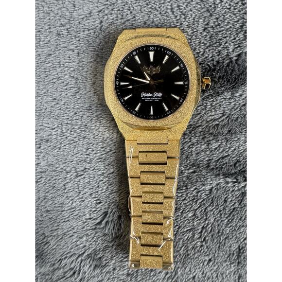 Hidden Hills Millennia G1 Watch Black Gold Frosted M-G1-BLKGLD-F New Box/Papers main image 5